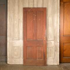 #50359 - 32x80 Antique 4 Panel Pine Interior Door image