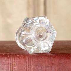 #50374 - Vintage Pressed Glass Furniture Knob image