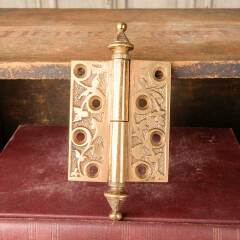 #50614 - Ornate Solid Bronze Lift Off Door Hinge image