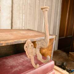 #50621 - Antique Ornate Cast Iron Hat & Coat Hook image