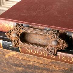 #50622 - Antique&nbsp;Ornate&nbsp;Cast&nbsp;Iron&nbsp;Window&nbsp;Sash&nbsp;Lift&nbsp;image