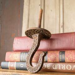 #50644 - Antique Ornate Cast Iron Chandelier Hook image