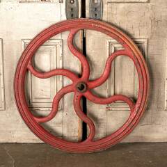 #50764 - Antique&nbsp;Cast&nbsp;Iron&nbsp;Belt&nbsp;Wheel&nbsp;image