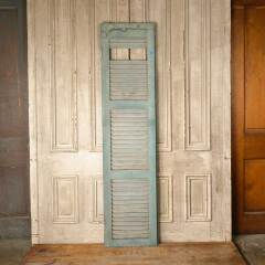 #50828 - Antique Exterior Louvered Wood Shutter image