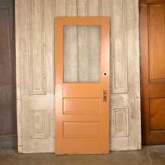 #50929 - 31x79 Antique Privacy Glass Half-Lite Door image