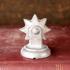 #50944 - Vintage Cast Aluminum Spur Lamp Finial image