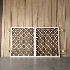 #51048 - Set of Vintage Hinged Fireplace Screen Doors image