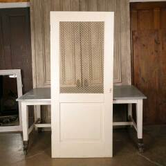 #51052 - 34x79 Wood Door w/ Metal Wire Screen Panel image