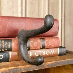 #51188 - Salvaged Large Cast Iron Coat & Hat Hook image