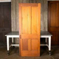 #51288 - 32x80 Salvaged Antique 4 Panel Interior Door image