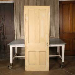 #51289 - 30x78 Antique 4 Panel Wood Interior Door image