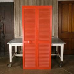 #51300 - Vintage Mid-Century Louvered Wood Doors image