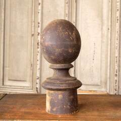 #51334 - Salvaged Antique Turned Wood Finial image