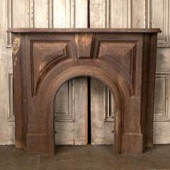 #51384 - Salvaged Antique Cast Iron Fireplace Mantel image