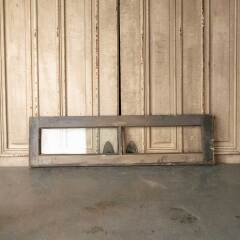 #51641 - 42x12 Antique 2 Lite Wood Transom Window image