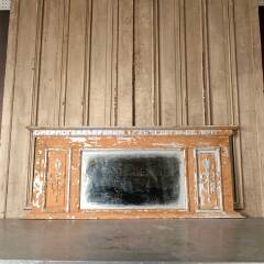 #51734 - Salvaged Antique Wood Over Mantel Mirror image
