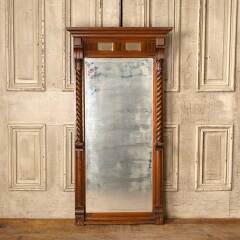 #51787 - Antique Victorian Beveled Glass Wall Mirror image