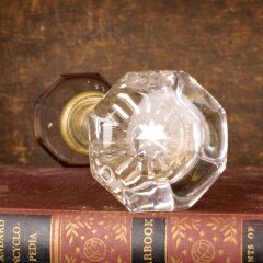 #52049 - Antique&nbsp;Glass&nbsp;Doorknobs&nbsp;Door&nbsp;Hardware&nbsp;Set&nbsp;image