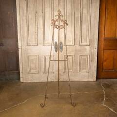 #52130 - Ornate Folding Metal Artwork Easel image