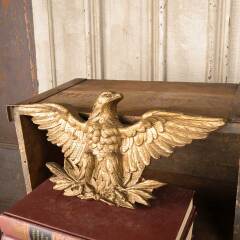 #52261 - Antique Carved Wood Eagle Decoration image