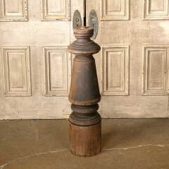#52389 - Salvaged Antique Turned Wood Newel Post image