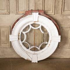 #52480 - Salvaged Antique Round Divided Lite Window image