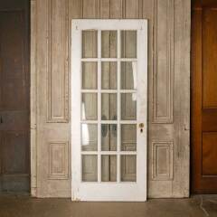 #52517 - 34x81&nbsp;Salvaged&nbsp;Antique&nbsp;15&nbsp;Lite&nbsp;French&nbsp;Door&nbsp;image