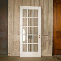 #52524 - 34x81 Salvaged Antique 15 Lite French Door image