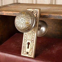 #52566 - Antique&nbsp;Sargent&nbsp;Doorknob&nbsp;Door&nbsp;Hardware&nbsp;Set&nbsp;image