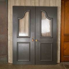 #52621 - 60x79&nbsp;Salvaged&nbsp;Vintage&nbsp;Half&nbsp;Lite&nbsp;Entry&nbsp;Doors&nbsp;image