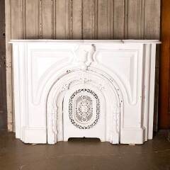 #52638 - Antique&nbsp;Cast&nbsp;Iron&nbsp;Fireplace&nbsp;Mantel&nbsp;&&nbsp;Cover image