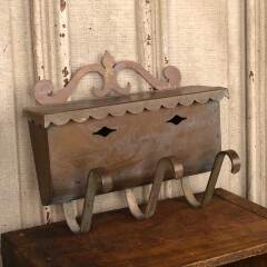 #52660 - Salvaged&nbsp;Vintage&nbsp;Brass&nbsp;Wall&nbsp;Mount&nbsp;Mailbox&nbsp;image