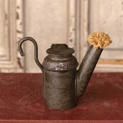 #52719 - Antique&nbsp;Dunlap's&nbsp;Coal&nbsp;Miner's&nbsp;Hat&nbsp;Oil&nbsp;Lamp&nbsp;image