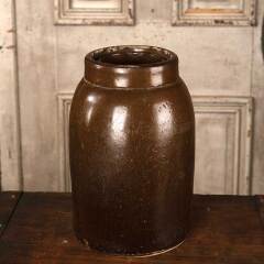 #53220 - Antique&nbsp;Stoneware&nbsp;Crock&nbsp;Canning&nbsp;Storage&nbsp;Jar&nbsp;image