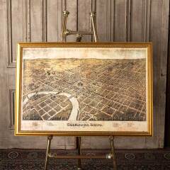 #53421 - Bird's&nbsp;Eye&nbsp;View&nbsp;Columbus,&nbsp;Ohio&nbsp;1872&nbsp;Poster&nbsp;image