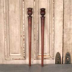 #53601 - Antique&nbsp;Carved&nbsp;Walnut&nbsp;Furniture&nbsp;Posts&nbsp;image