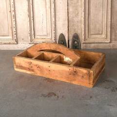 #53631 - Vintage&nbsp;Wood&nbsp;Caddy&nbsp;Tote&nbsp;image