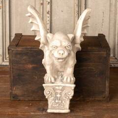 #53705 - Cast&nbsp;Plaster&nbsp;Winged&nbsp;Dog&nbsp;Wall&nbsp;Hanging&nbsp;image