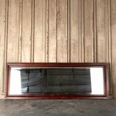 #53782 - Antique&nbsp;Wood&nbsp;Framed&nbsp;Beveled&nbsp;Glass&nbsp;Mirror&nbsp;image