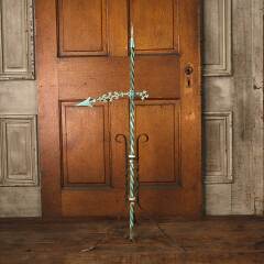 #53904 - Antique&nbsp;Lightning&nbsp;Rod&nbsp;&&nbsp;Wrought&nbsp;Iron&nbsp;Stand&nbsp;image