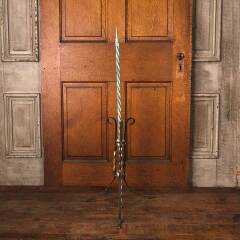 #53905 - Antique&nbsp;Lightning&nbsp;Rod&nbsp;&&nbsp;Wrought&nbsp;Iron&nbsp;Stand&nbsp;image