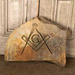 #53959 - Carved&nbsp;Sandstone&nbsp;Freemason&nbsp;Masonic&nbsp;Rock&nbsp;image