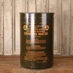 #53998 - Antique&nbsp;Dept&nbsp;of&nbsp;Defense&nbsp;Survival&nbsp;Water&nbsp;Barrel&nbsp;image