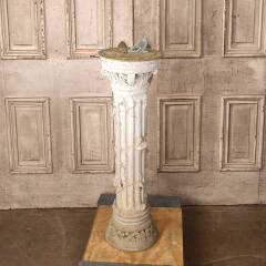 #54009 - Garden&nbsp;Sundial&nbsp;&&nbsp;Ornate&nbsp;Concrete&nbsp;Pedestal&nbsp;image