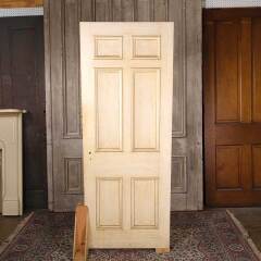 #54019 - 29x77&nbsp;Antique&nbsp;6&nbsp;Panel&nbsp;Wood&nbsp;Interior&nbsp;Door&nbsp;image