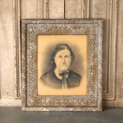 #54070 - 22x25&nbsp;Antique&nbsp;Picture&nbsp;Frame&nbsp;with&nbsp;Portrait&nbsp;image