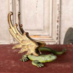 #54087 - Cast&nbsp;Brass&nbsp;Winged&nbsp;Lizard&nbsp;image