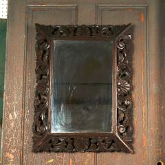 #54125 - 24x32&nbsp;Ornate&nbsp;Carved&nbsp;Wood&nbsp;Wall&nbsp;Mirror&nbsp;image