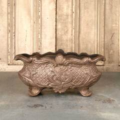 #54190 - Ornate&nbsp;Cast&nbsp;Iron&nbsp;Footed&nbsp;Garden&nbsp;Urn&nbsp;Planter&nbsp;image