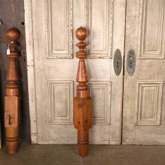 #54234 - 5x47&nbsp;Salvaged&nbsp;Antique&nbsp;Turned&nbsp;Wood&nbsp;Bedpost&nbsp;image